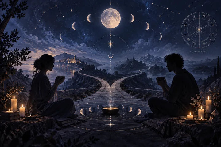 Editorial illustration accompanying: What if a meaningful connection has strong rituals but no shared decisions?