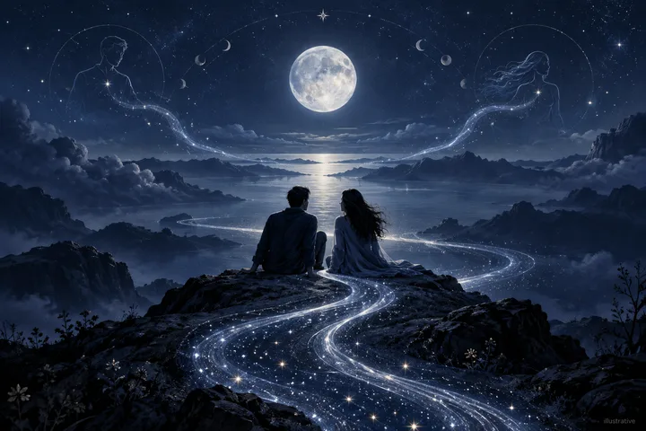 Editorial illustration accompanying: When does adapting to a meaningful relationship become drifting into it?